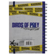 Caderno A5 Birds of Prey Harley Quinn Warning Wiro Notebook