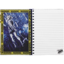 Caderno A5 Birds of Prey Harley Quinn Warning Wiro Notebook