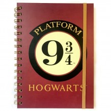 Caderno A5 Harry Potter Platform 9 3/4 Wiro Notebook