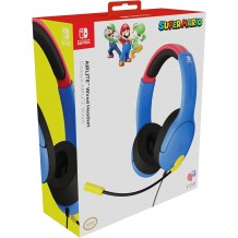 Headset Gaming PDP Airlite LVL 40 Mario (Nintendo Switch)