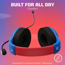 Headset Gaming PDP Airlite LVL 40 Mario (Nintendo Switch)