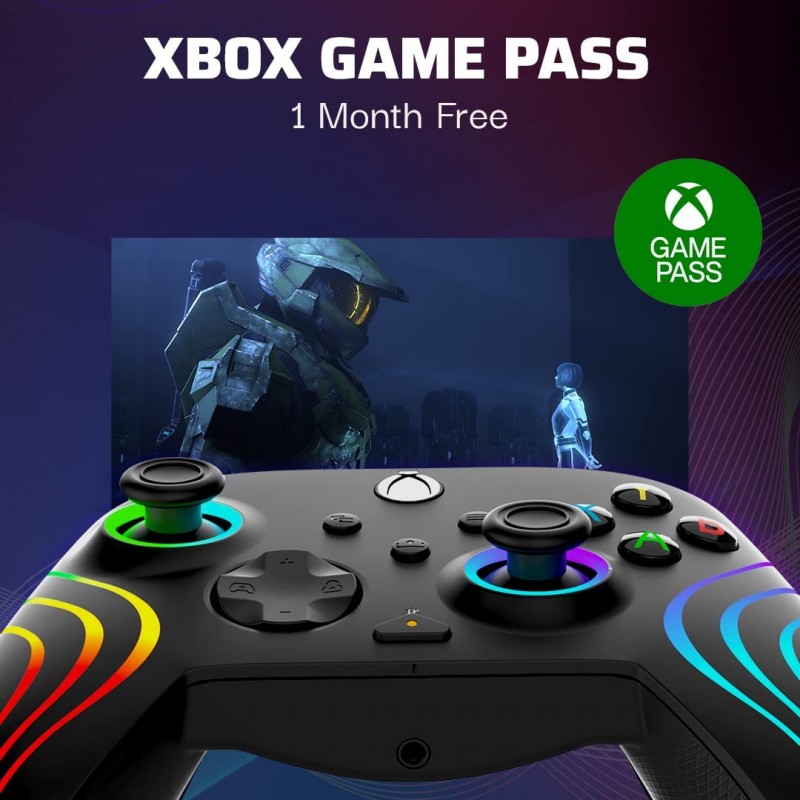 Comando Xbox One - Wired Preto - Licenciado