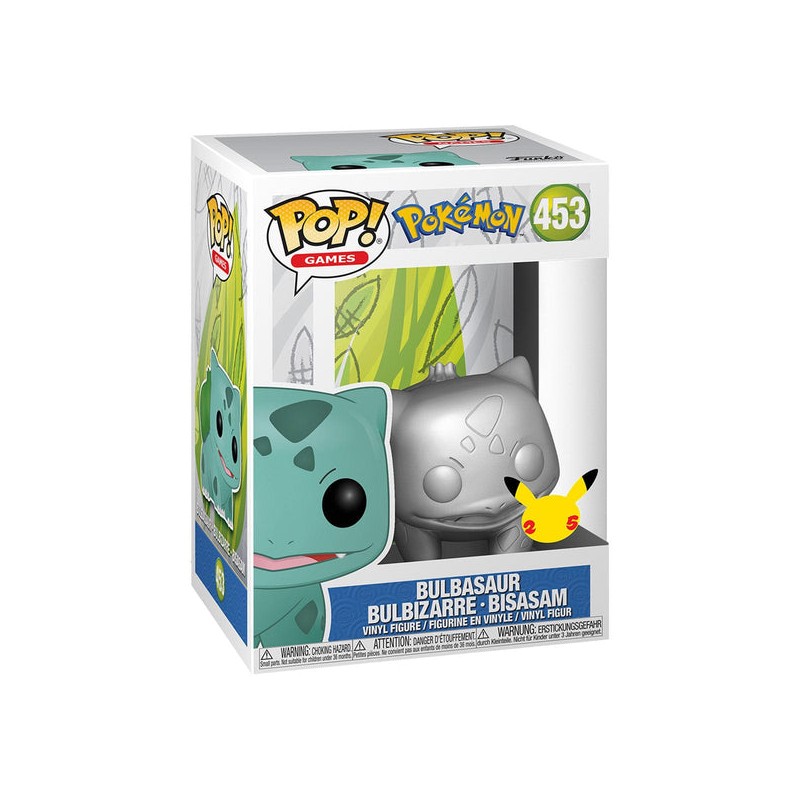 Funko Pop Games: Pokémon - Bulbasaur Silver | PressStart.pt