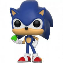 Funko Pop Games: Sonic the Hedgehog - Sonic with Emerald 284