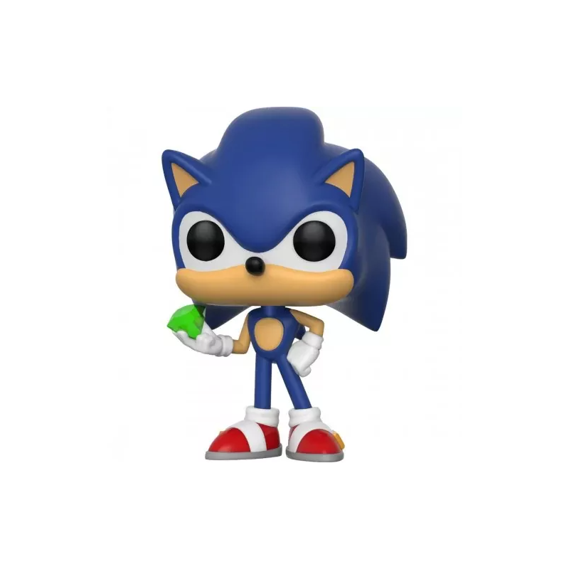 Funko Pop Games: Sonic the Hedgehog - Sonic with Emerald 284