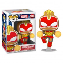 Figura POP Marvel Holiday Captain Marvel