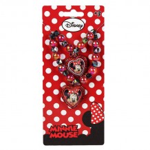 Conjunto Bijuteria Disney - Minnie (Pulseira / Colar)