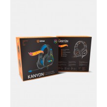 Headset Gaming - Krom Kanyon Hotwheels RGB 7.1