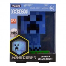 Figura Luminosa Paladone Icon Light - Minecraft: Charged Creeper