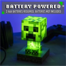 Figura Luminosa Paladone Icon Light - Minecraft: Creeper