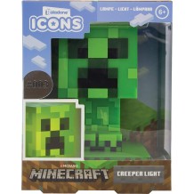 Figura Luminosa Paladone Icon Light - Minecraft: Creeper