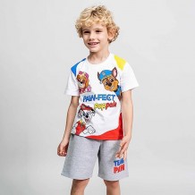 Conjunto Infantil T-shirt + Calções - Paw Patrol