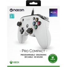 Comando Nacon Pro Compact White - Xbox One & Series X