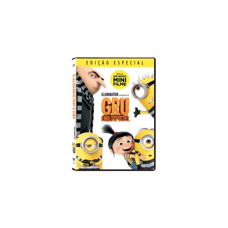 Filme DVD - Gru: O Maldisposto 3