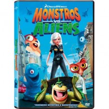 Filme DVD - Monstros vs Aliens