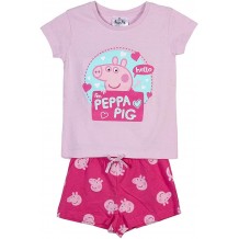 Pijama Curto Infantil - Peppa Pig