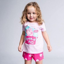 Pijama Curto Infantil - Peppa Pig