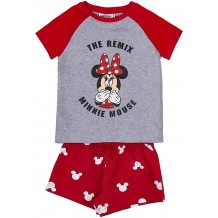 Pijama Curto Infantil - Minnie: The Remix