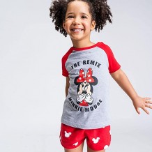 Pijama Curto Infantil - Minnie: The Remix