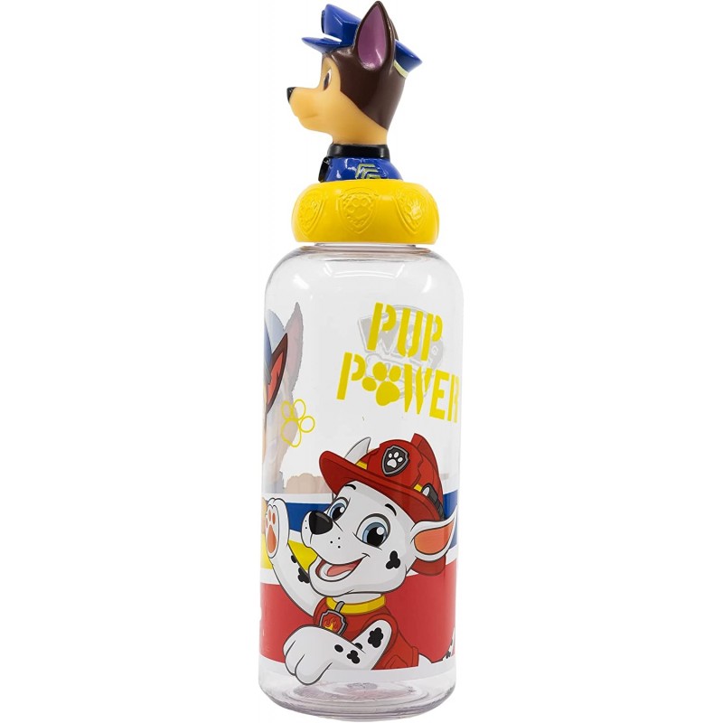 Garrafa Tampa 3D 560ML - Paw Patrol Pup Power