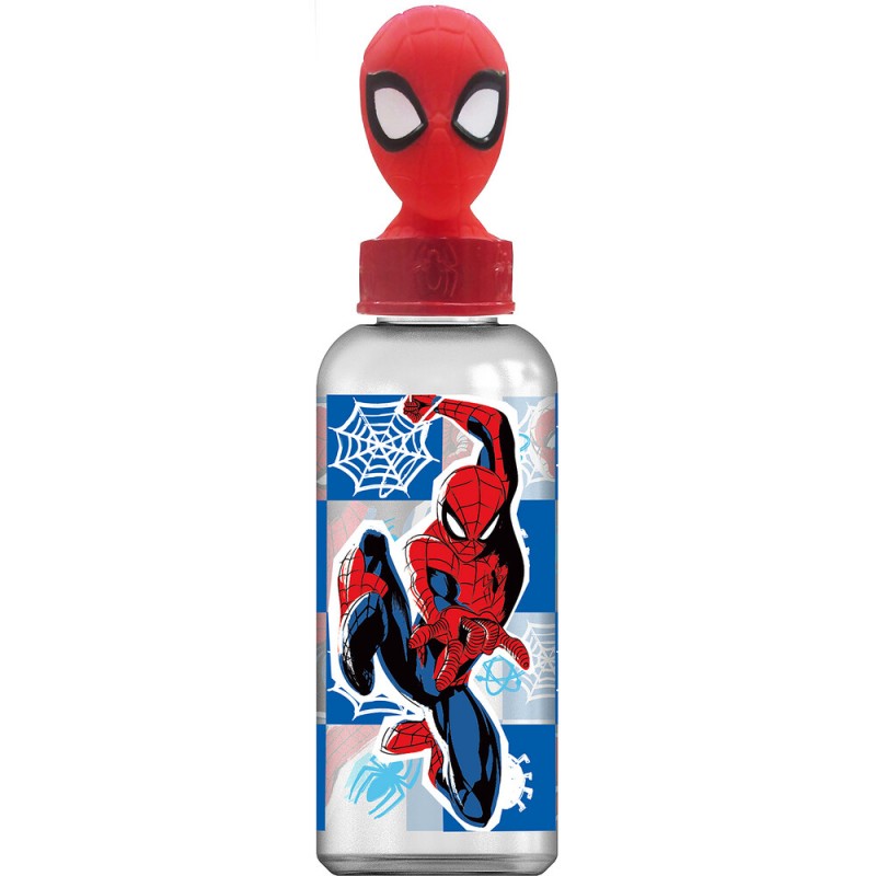 Garrafa Tampa 3D 560ML - Spiderman Midnight Flyer