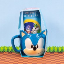 Set Caneca 3D + Puzzle - Official Sonic the Hedgehog