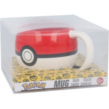 Caneca Cer�mica 3D 490ML - Pokemon: PokeBall