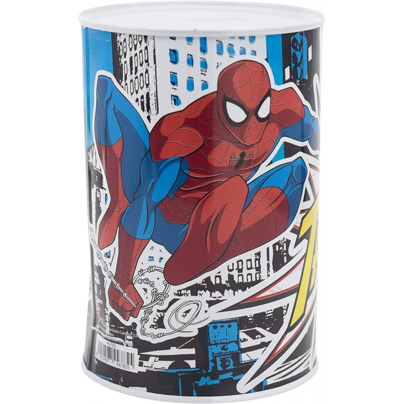 Mealheiro Infantil Metálico - Spiderman Streets