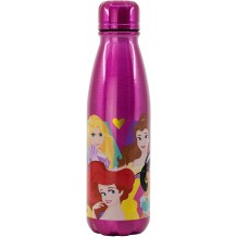 Garrafa Alumínio 600 ML - Princesas Disney