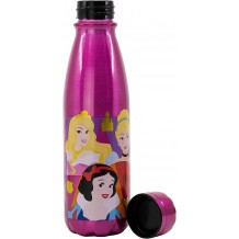 Garrafa Alumínio 600 ML - Princesas Disney