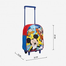 Mochila Trolley Infantil - Disney: Mickey and Friends