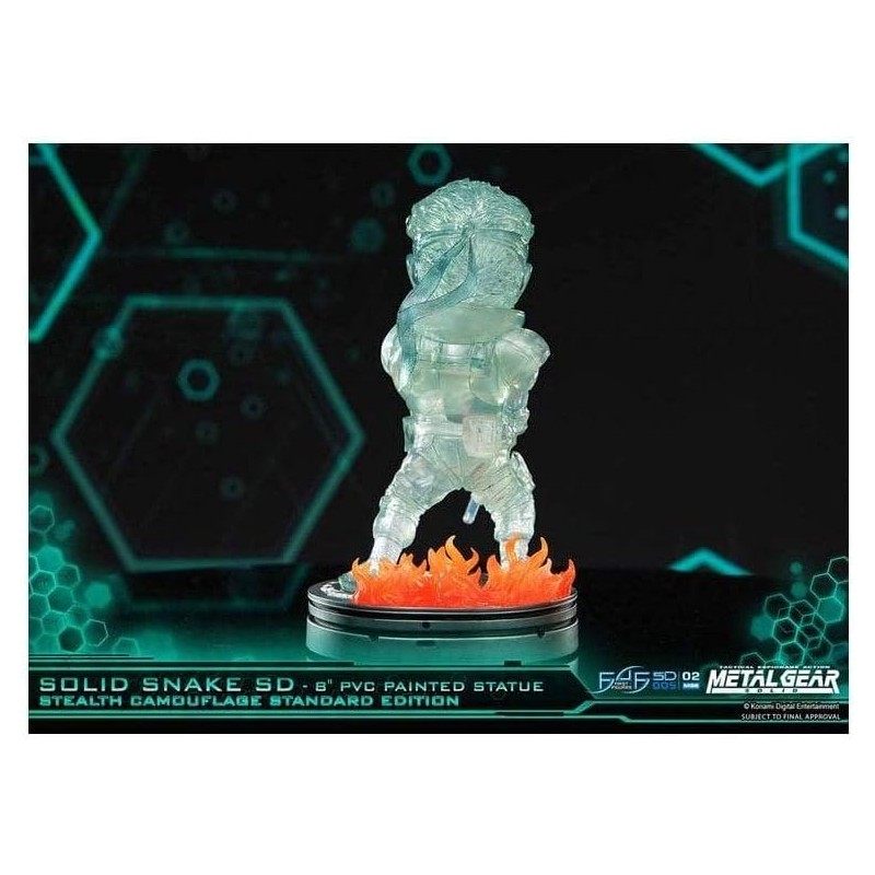 Figura F4F Metal Gear Solid - Solid Snake (Stealth Camo