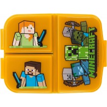 Lancheira Infantil 3 Compartimentos - Minecraft