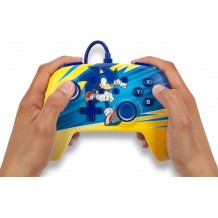 Comando Nintendo Switch - PowerA Enhanced Wired Controller: Sonic Boost