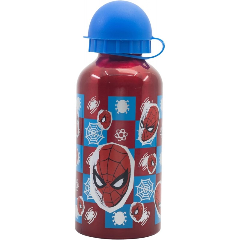 Garrafa Aluminio 400ML - Spider-man Arachnid Grid