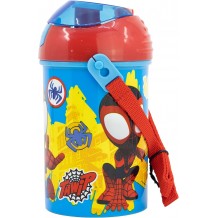 Garrafa Pop Up 450 ML - Spider-man Arachnid Grid