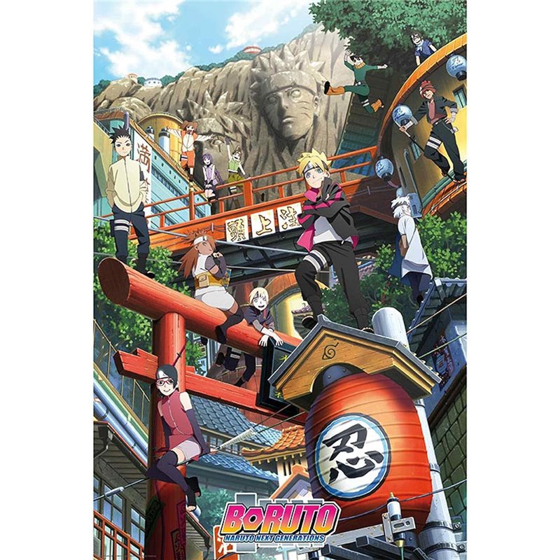 Poster Maxi - Boruto: Konoha