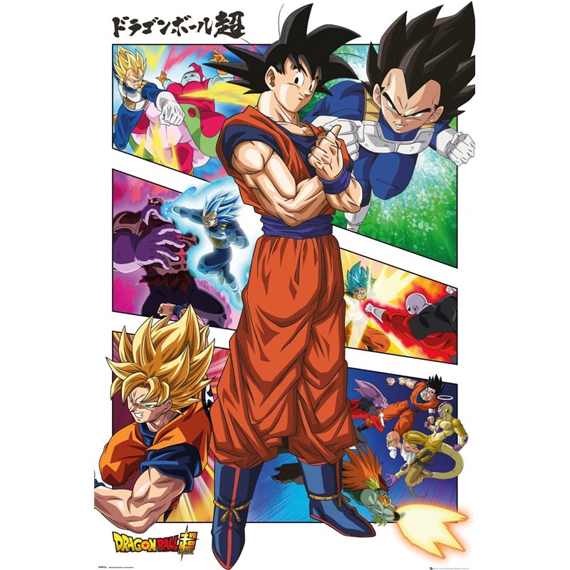 Poster Maxi - Dragon Ball Super: Comic Panel