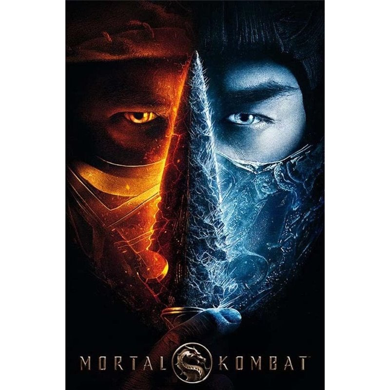 Poster Maxi Mortal Kombat Scorpion Vs Sub Zero 3491