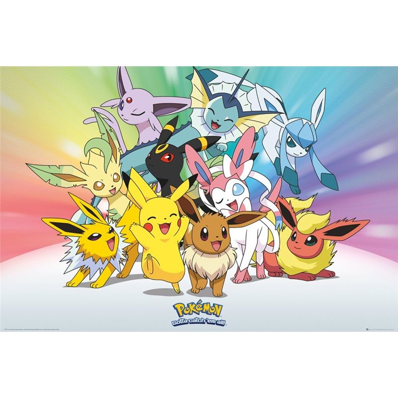 Poster Maxi - Pokémon: Eeveelution