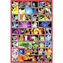 Poster Maxi - Pokémon: Moves