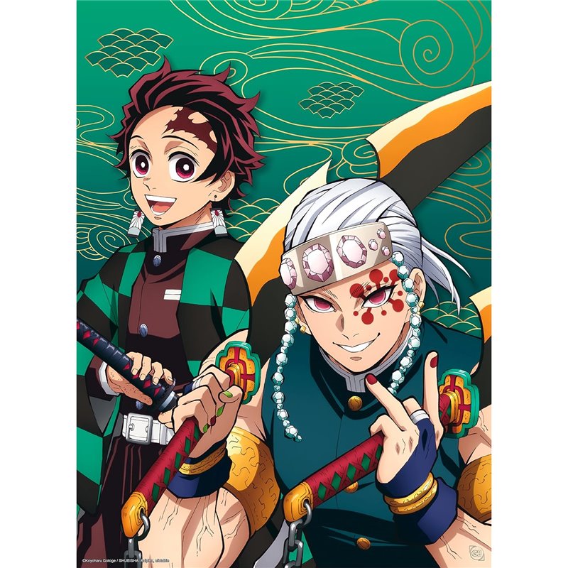 Poster Chibi - Demon Slayer: Tanjiro & Tengen