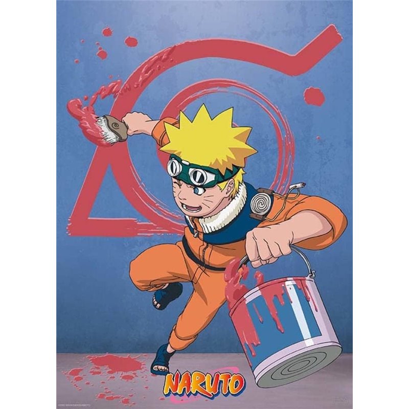 Poster Chibi - Naruto: Konoha Painting