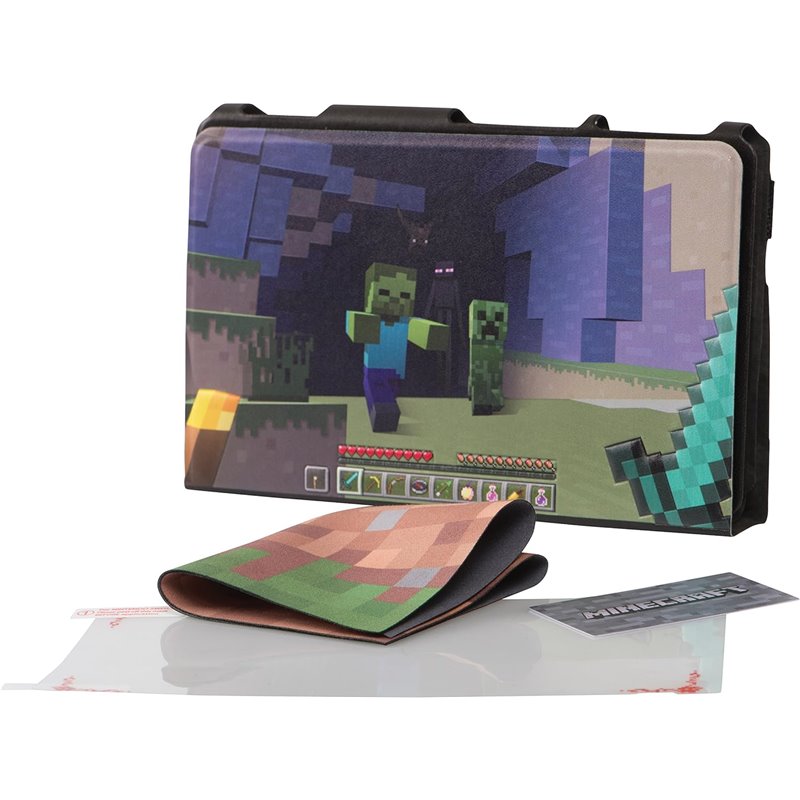 Capa Híbrida PowerA Nintendo Switch - Minecraft World