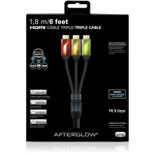 Cabo HDMI Triplo - PDP Afterglow (1,8m)