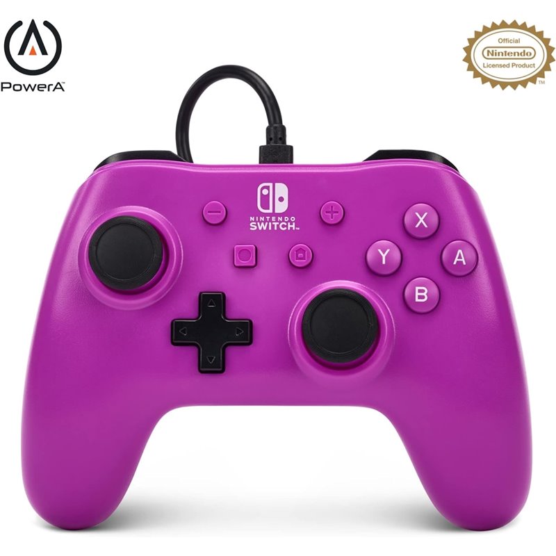 Comando Nintendo Switch - PowerA Wired Grape Purple