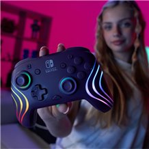 Comando PDP Nintendo Switch - Afterglow Wave Wireless (Purple)