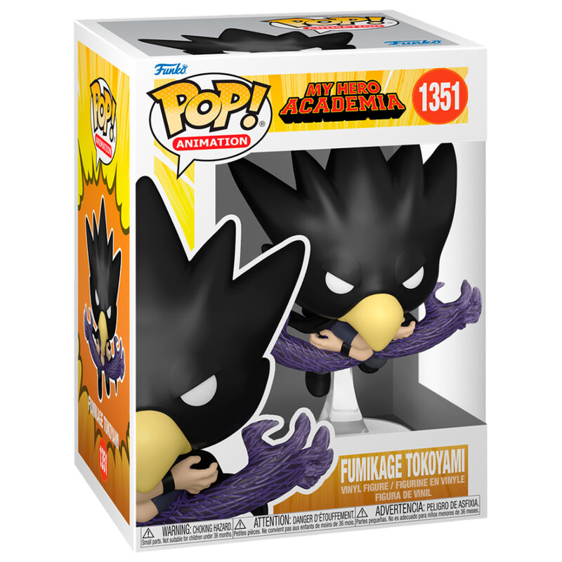 Funko Pop! Animation: My Hero Academia - Fumikage Tokoyami (FA) 1351 Vinyl Figure