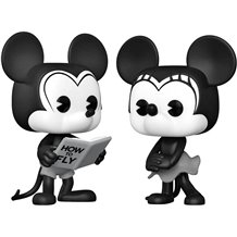 Funko Pop! 2-Pack: Disney - Plane Crazy Mickey & Minnie Mouse (Special Edition) Vinyl Figures