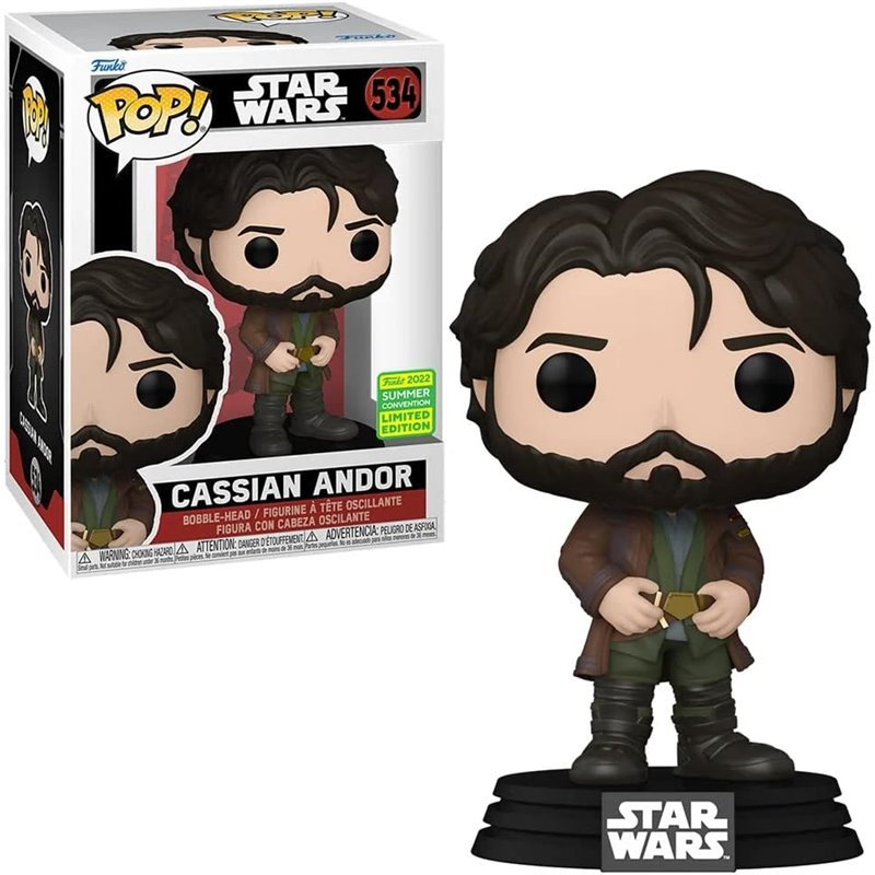 Funko Pop! Disney: Star Wars - Cassian Andor (Convention Limited Edition) 534 Bobble-Head Vinyl Figure